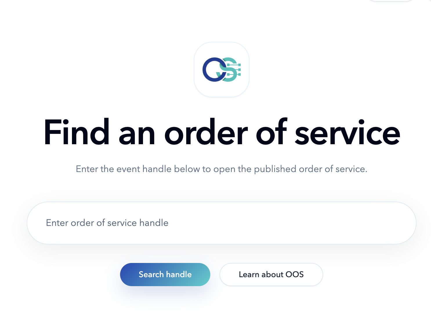 Order of Service App